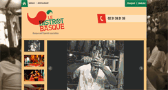 Desktop Screenshot of le-bistrot-basque.com