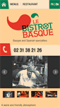 Mobile Screenshot of le-bistrot-basque.com